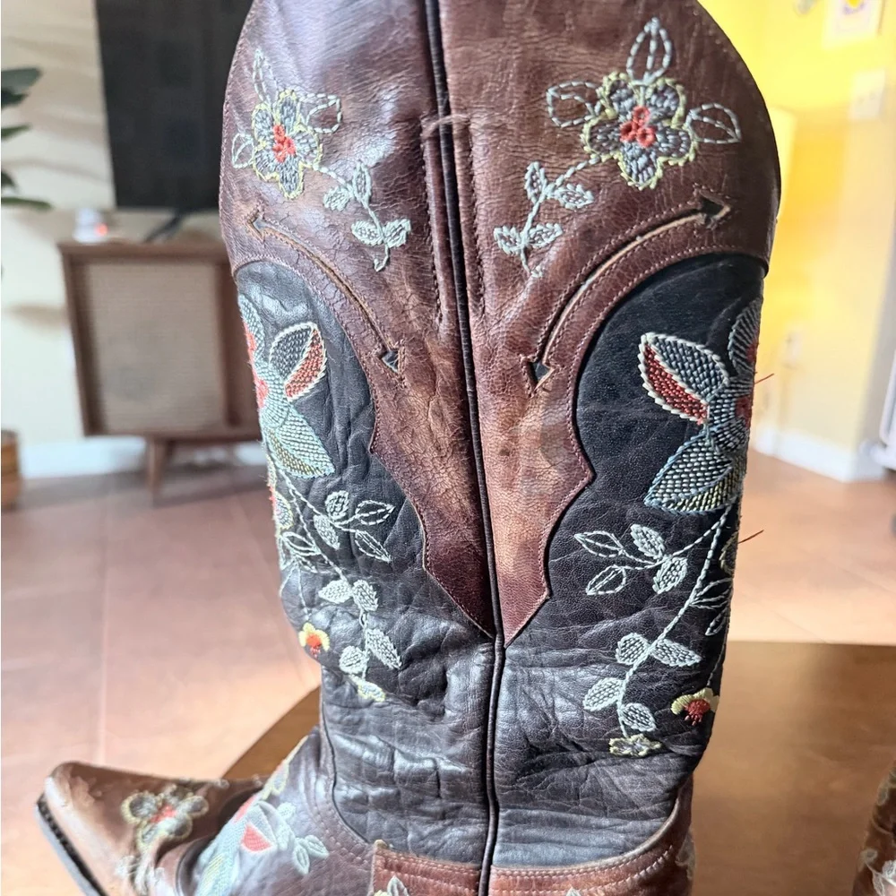 Old Gringo Bonnie FLORAL Western COWGIRL BOOTS - Picture 4 of 14